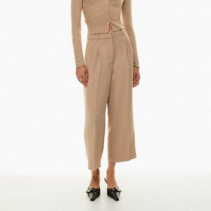 Aritzia Wilfred The Effortless Pant Cropped White